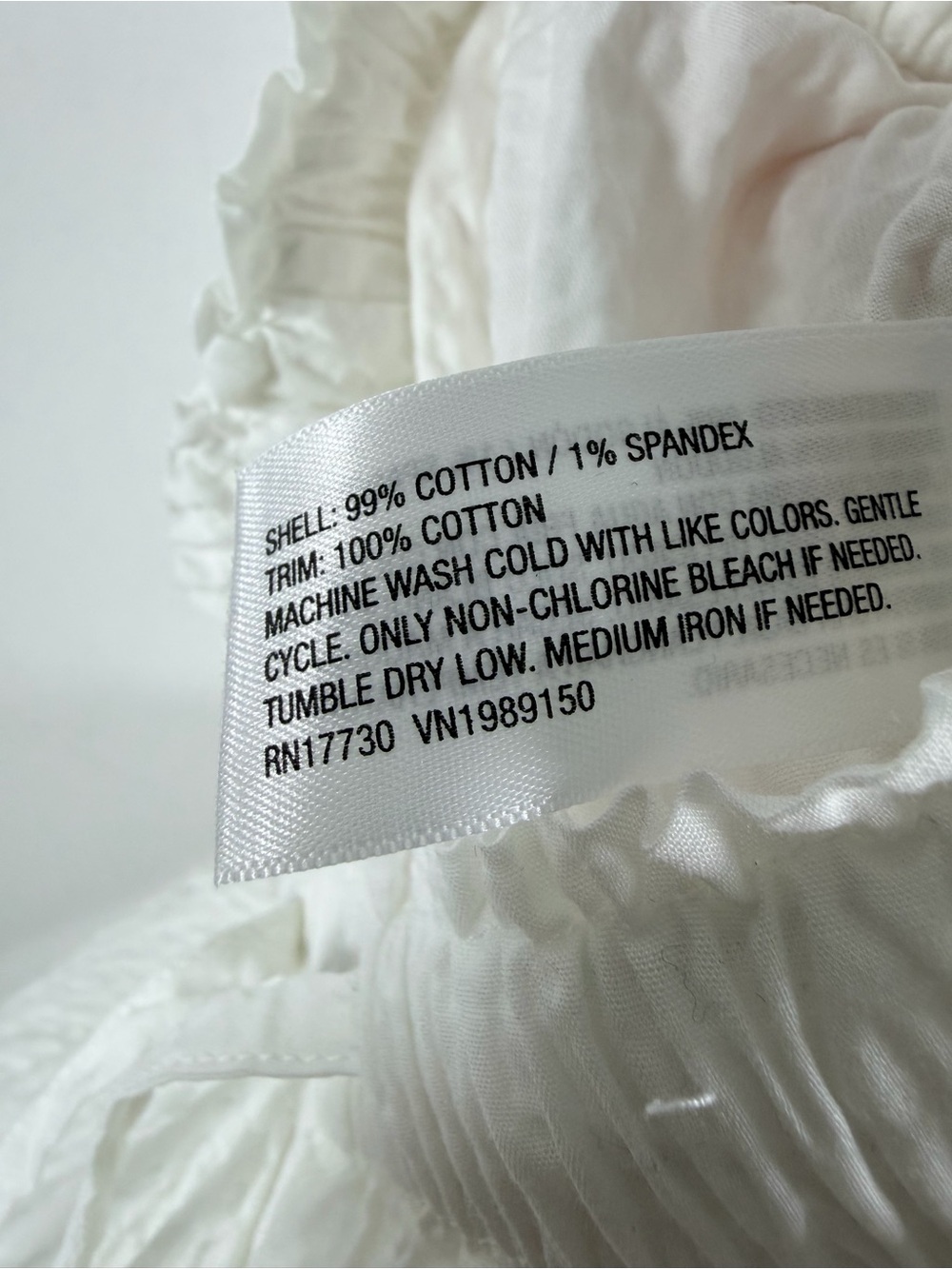 Women's Seersucker Effortless Pull-On Pants - A New Day™ White XS - Picture 11 of 12